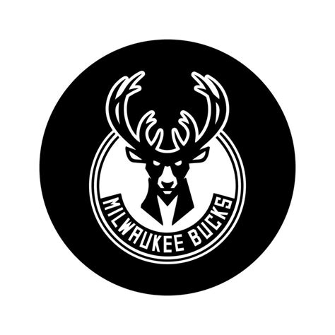 Milwaukee bucks black logo editorial vector 26377442 Vector Art at Vecteezy