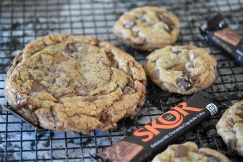 Skor Double Chocolate Chip Cookies Candy Bar Cookies, Cookie Desserts, Cookie Bars, Cookie ...