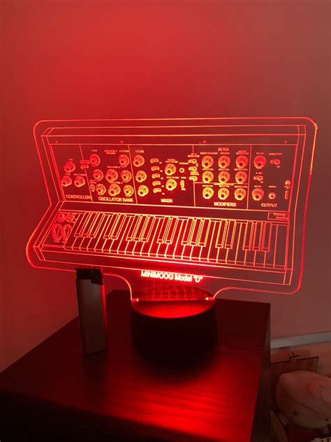 MATRIXSYNTH: Moog Minimoog & Roland TB-303 LED Desk Lamps