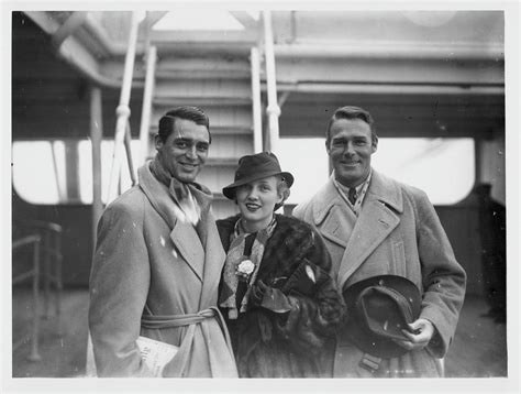 Cary Grant, Randolph Scott And Virginia by Keystone