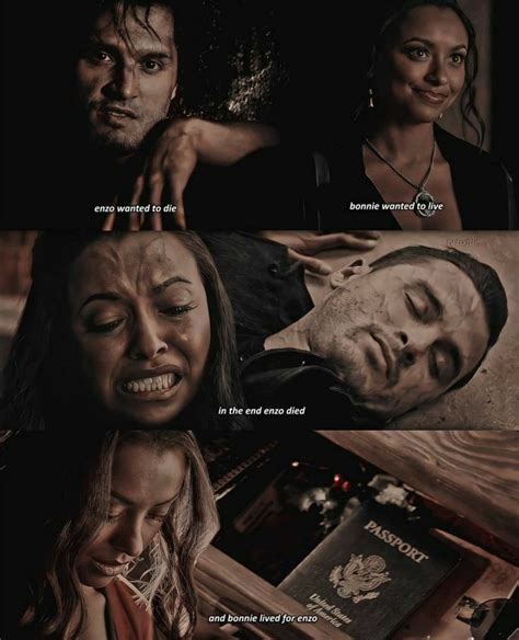 Enzo x Bonnie | TVD | Vampire diaries zitate, Vampire diaries, Vampir