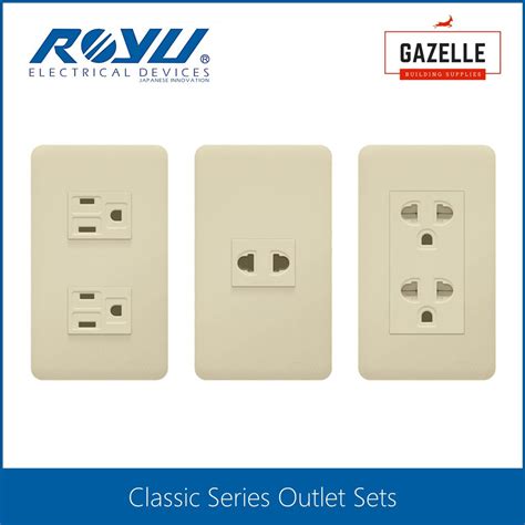 Royu Classic Series Electrical Outlets Sets | Shopee Philippines