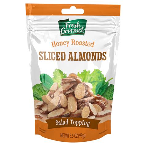 Save on Fresh Gourmet Salad Toppings Sliced Almonds Honey Roasted Order Online Delivery | Food Lion