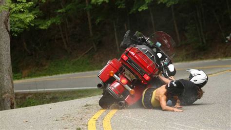 This Rider's Speed Wobble Ended Badly