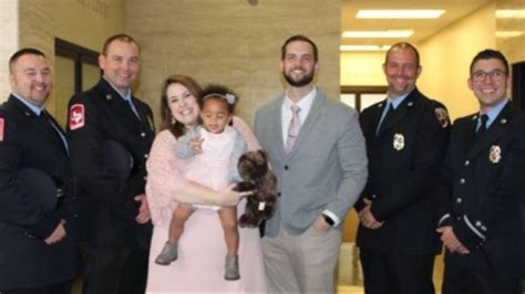 Longview Fire Department crew attends very special adoption | cbs19.tv