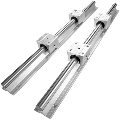 VEVOR Linear Rail 2PCS SBR16-300mm Linear Slide Rail 4PCS SBR16UU Bearing Block CNC Kit Linear ...