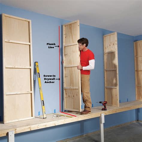 Giant DIY Garage Cabinet | Basement storage cabinets, Diy garage cabinets, Garage storage cabinets