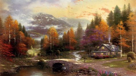 Thomas Kinkade Spring Wallpaper - WallpaperSafari