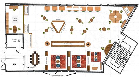 Home Library Floor Plan Layouts