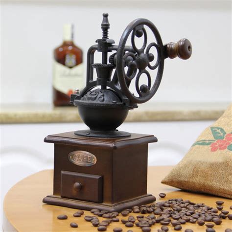 Manual Coffee Grinder Vintage Style Wooden – Craving for Saving