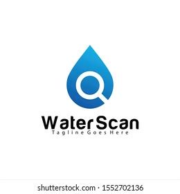Water Scan Logo Design Template: เวกเตอร์สต็อก (ปลอดค่าลิขสิทธิ์) 1552702136 | Shutterstock