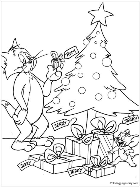 Coloring Pages Of Tom And Jerry