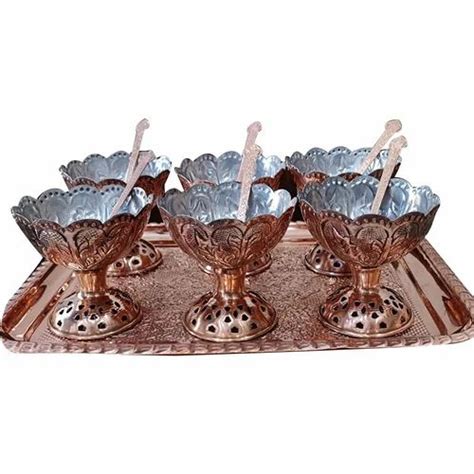 Copper Ice Cream Bowl Set at Rs 2400/set | Ice Cream Bowls in Anantnag | ID: 27111426612