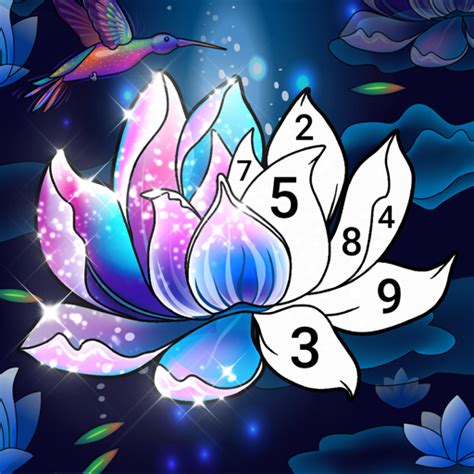 Magic Color by Number is a FREE coloring game for adults and kids ...