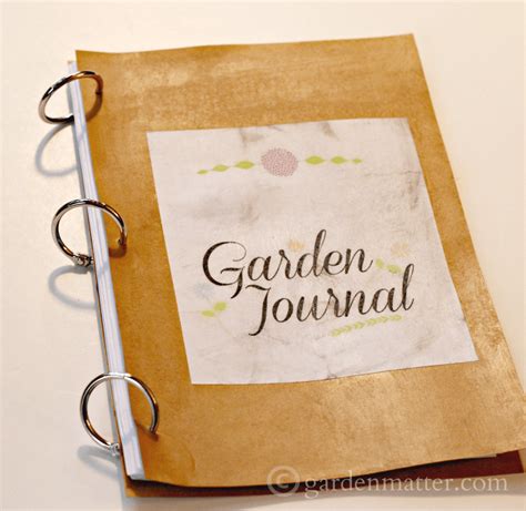 Make a Garden Journal