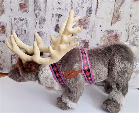 Frozen Reindeer Sven Stuffed Animal Disney Parks Large Doll 16"L Moose Plush #Disney | Pets for ...