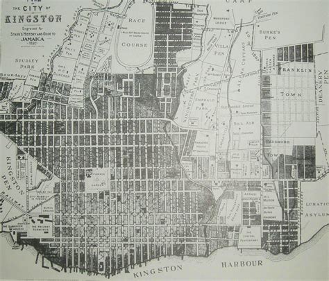 Map of Kingston 1897 in Jamaica image - Free stock photo - Public Domain photo - CC0 Images