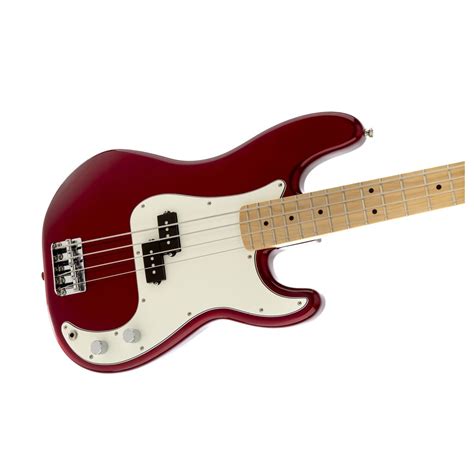 Fender Standard Precision Bass MN, Candy Apple Red at Gear4music