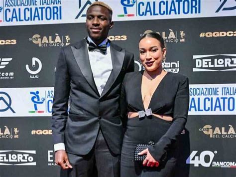 WATCH: Napoli star Victor Osimhen with 'stunning' girlfriend on the red ...