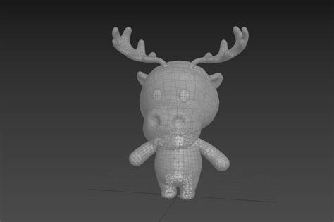 Character135 Rigged Moose 3D model rigged | CGTrader