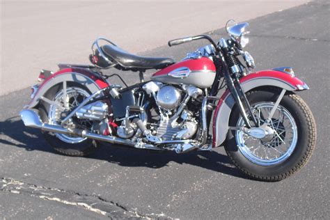 1942 HARLEY-DAVIDSON KNUCKLEHEAD MOTORCYCLE - Side Profile - 201180 ...