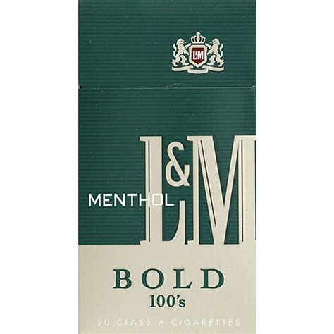 L & M Cigarettes, Menthol, Bold 100's | Cigarettes | Superlo Foods