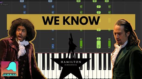 We Know - Hamilton | Piano Accompaniment Tutorial (Synthesia) - YouTube