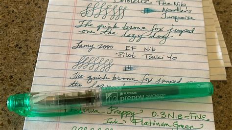 Review - Platinum Preppy 03 Fine Nib - A GREAT Beginner Fountain Pen ...