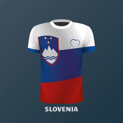 Premium Vector | Vector Tshirt in the colors of the Slovenian flag