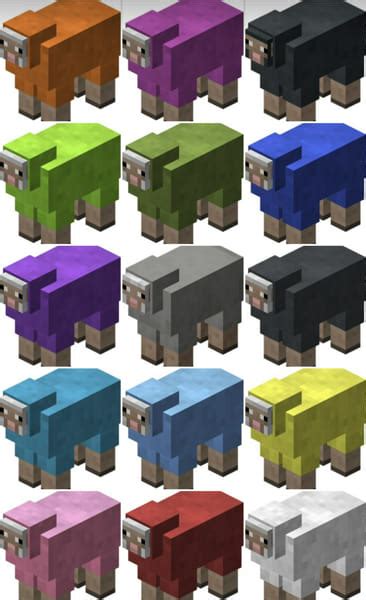 Which color minecraft sheep are you? - Quiz