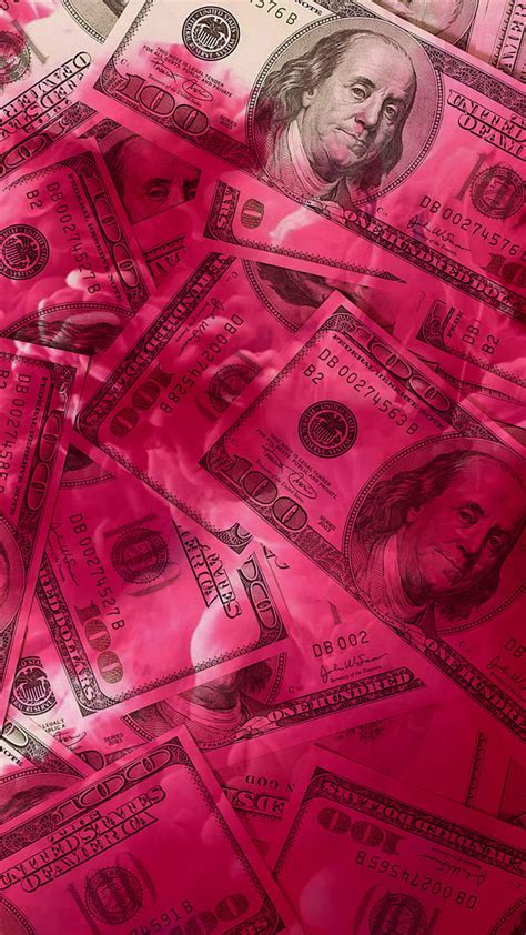 Dollars Pink, cash, dollar, fuscia, money, rich, HD phone wallpaper ...