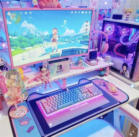 Kawaii Desk Setup Video Game Room Design Gamer Room G - vrogue.co