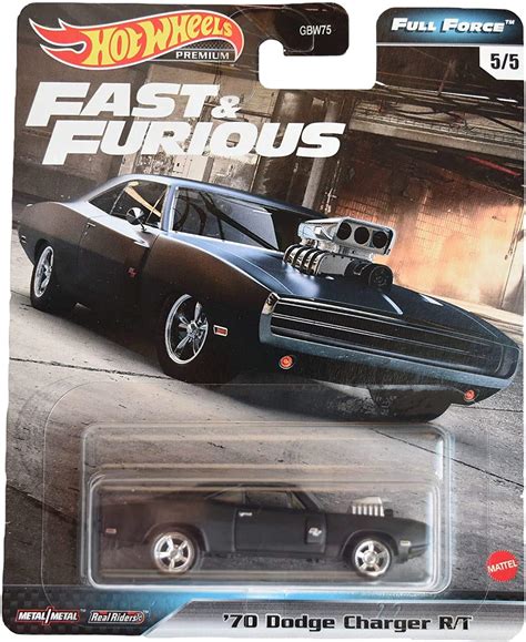 Buy Mattel Hot Wheels Fast & Furious Full Force '70 Dodge Charger R/T 5 ...