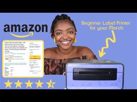 Polono Thermal Label Printer Review [BEGINNER LABEL PRINTER FOR YOUR MERCH] | Mila B | Thermal ...