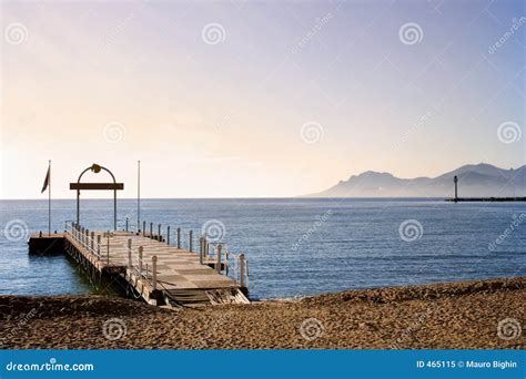 Cannes beach - France stock image. Image of mediterranean - 465115