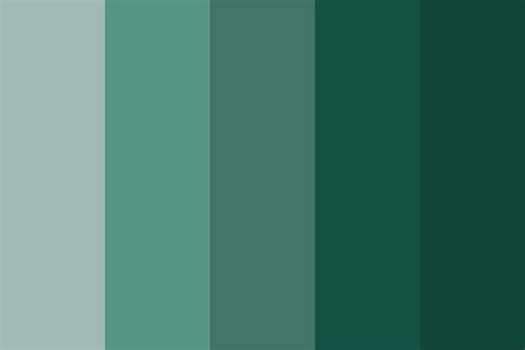 Steampunk Greens Color Palette