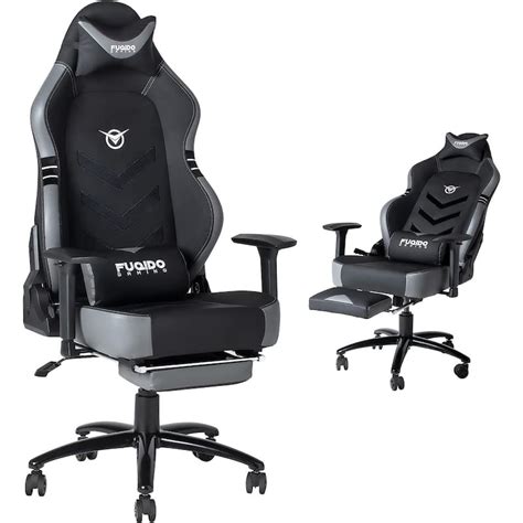 Big and Tall Gaming Chair with Footrest 350lbs-Racing Style Computer ...