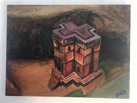 Lalibela church Ethiopia #meriyhome #art #Lalibela #Ethiopia | Painting, African art, Ethiopia