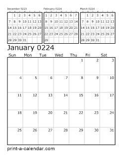 Download 224 Printable Calendars