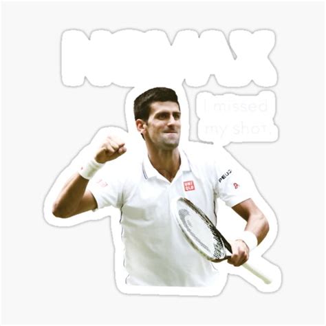 "Novax Djokovic Funny Novak Djokovic" Sticker for Sale by allysiadene ...