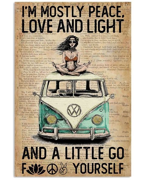 Hippie Peace Love And Light | Teetiv.com