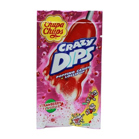 CHUPA CHUPS CRAZY DIPS POPPING CANDY + LOLLIPOP 15G | WHIM