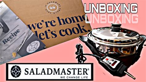 SALADMASTER Electric Skillet Unboxing - YouTube