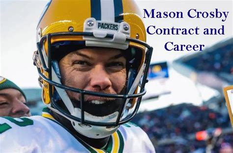 Mason Crosby NFL player, wife, stats, salary, contract, family and more