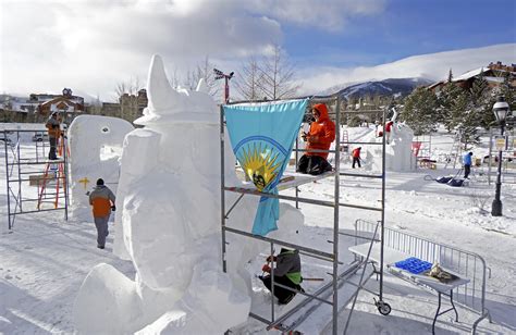 Colorado's 30th International Snow Sculpture Championship Is Here