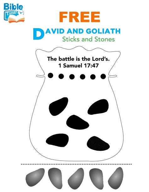 David And Goliath Kids Activities