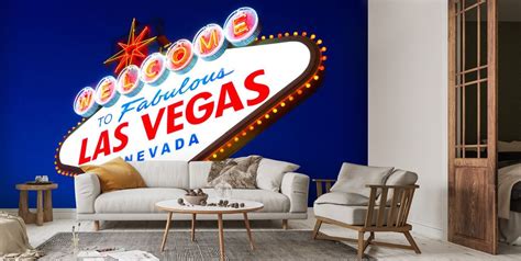 Las Vegas Sign Wallpaper | Wallsauce UK