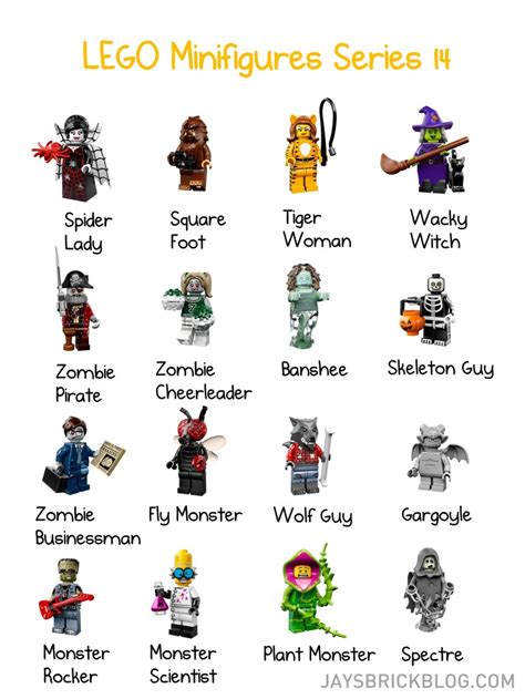 Official LEGO Minifigures Series 14 images! – Jay's Brick Blog