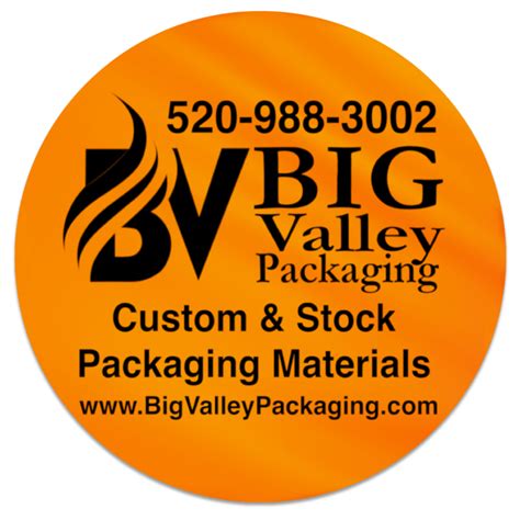 Labels Stickers Custom Printed — Big Valley Packaging Corporation