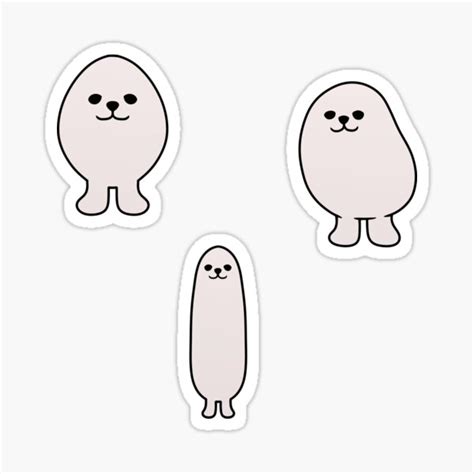 "Eggdog Pack" Sticker for Sale by Seaotter9000 | Redbubble